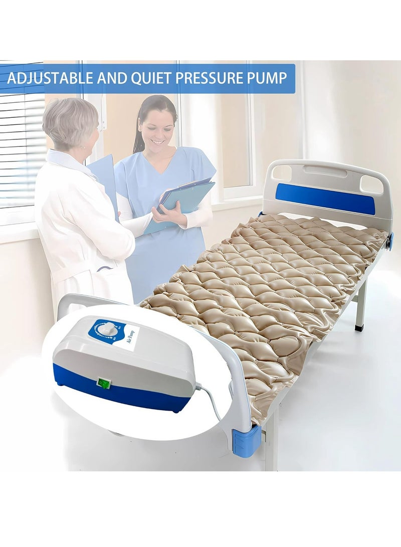 Silent Alternating Air Pressure Mattress With Mattress Cover And Pump Inflatable Adjustable Silent Mattress To Prevent Bedsores And Soreness And Treat Bedridden Patients - Image 2