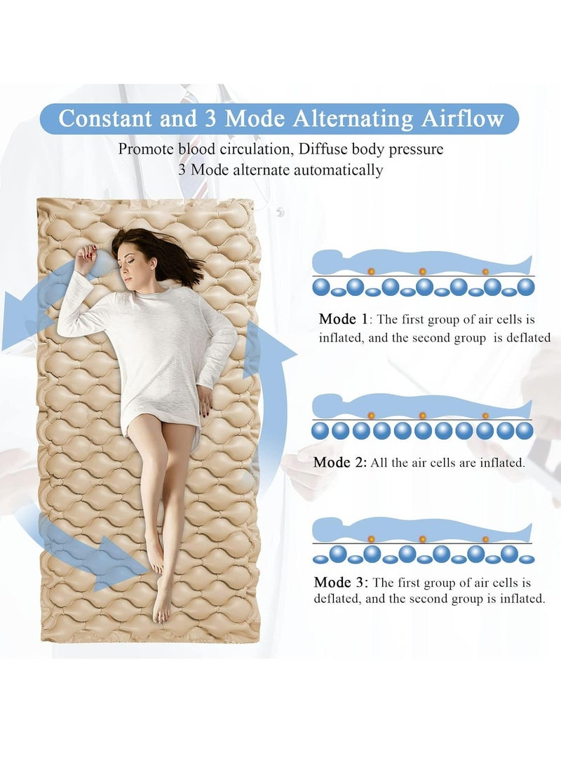 Silent Alternating Air Pressure Mattress With Mattress Cover And Pump Inflatable Adjustable Silent Mattress To Prevent Bedsores And Soreness And Treat Bedridden Patients - Image 4