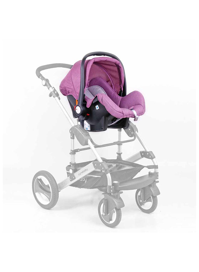 cynebaby - Cynebaby Safety Car Seat With Stroller Adaptor - Purple - Image 1