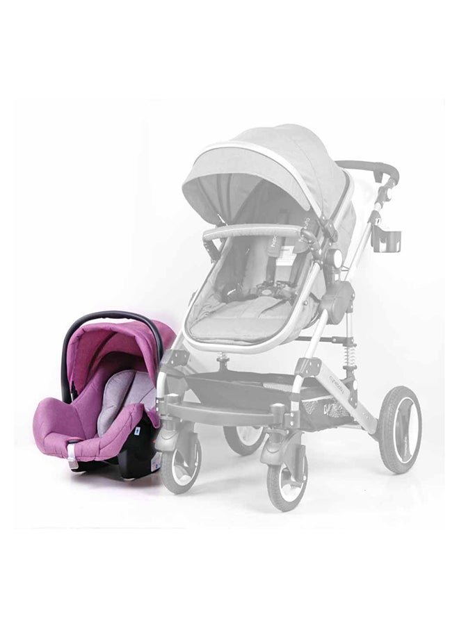 cynebaby - Cynebaby Safety Car Seat With Stroller Adaptor - Purple - Image 1