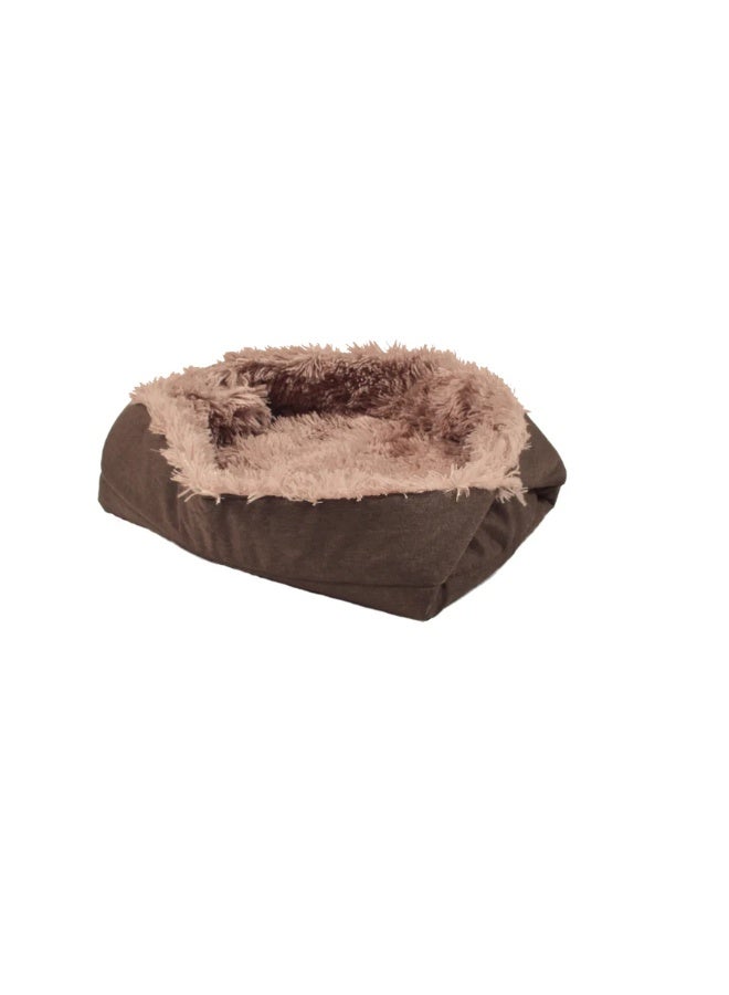 Multirelax 2-In-1 Throw & Nest- Brown, Small