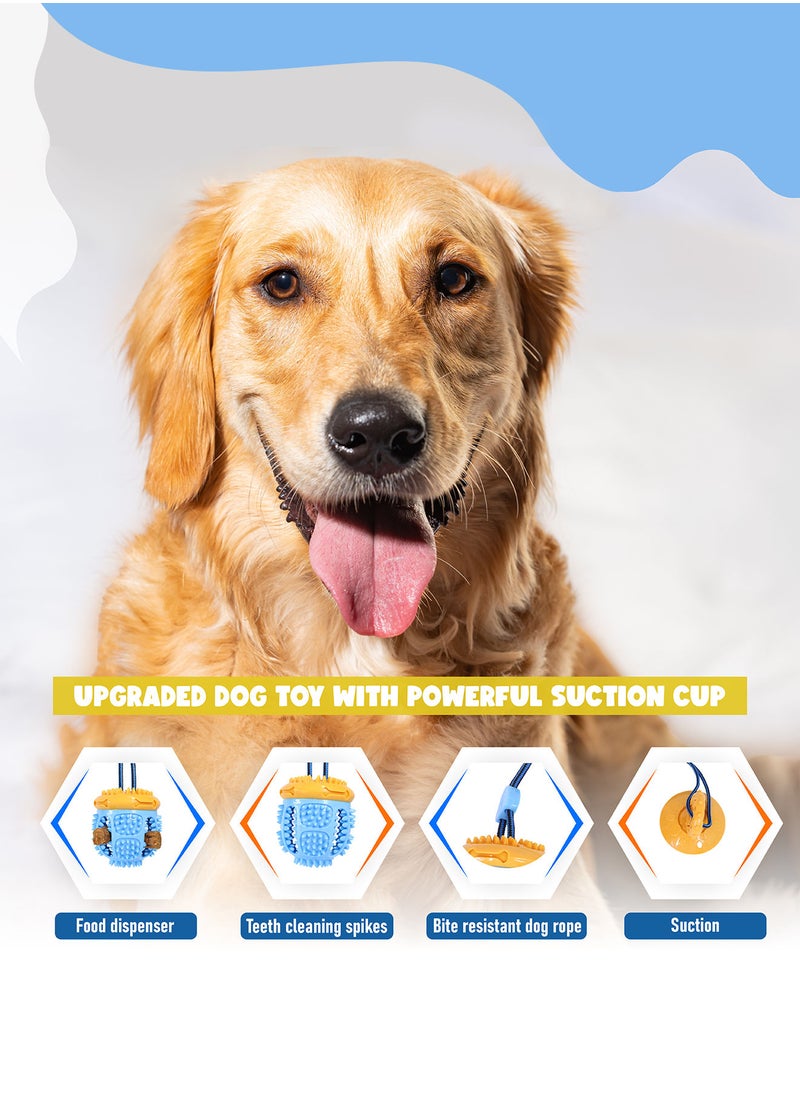 CHEWY BONE Dog chew pull suction cup treat dispensing toy for Puppies and Small dogs  - Image 3
