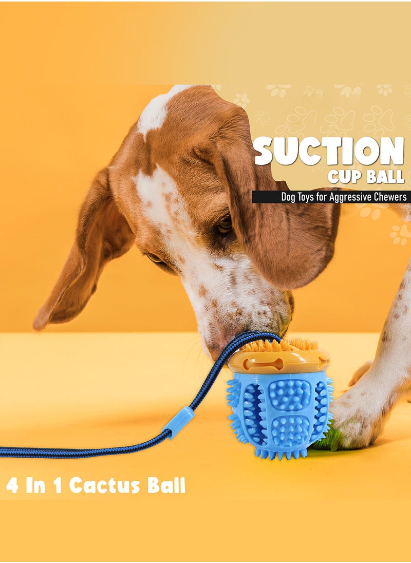 CHEWY BONE Dog chew pull suction cup treat dispensing toy for Puppies and Small dogs  - Image 2
