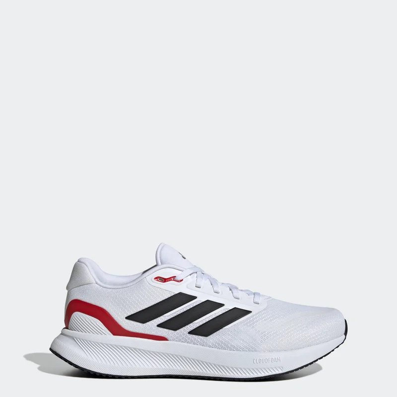 adidas gazelle silver green womens Men's Wide Fit adidas Runfalcon 5 Walking/Running Sneakers, Black/White / 11.5 / 2E main image 0
