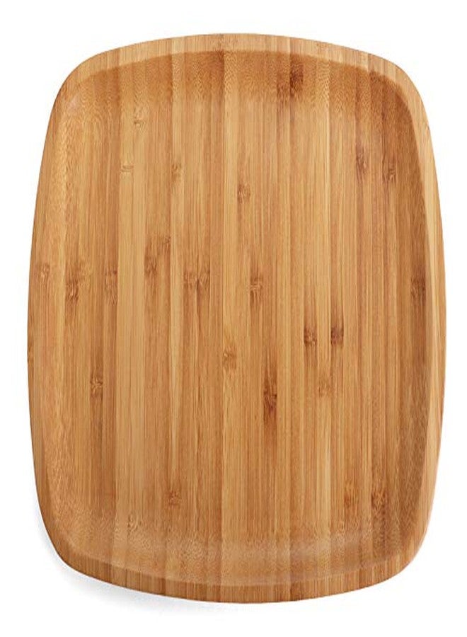 Belari 8" Bamboo Plate Set - Bamboo Reusable Plates - Square Bamboo Plates - Wood Plates Dinnerware - Bamboo Dinner Plates - Bamboo Dinnerware Set - Eco Friendly Plates (4 Pack / 8" Square) - Image 1