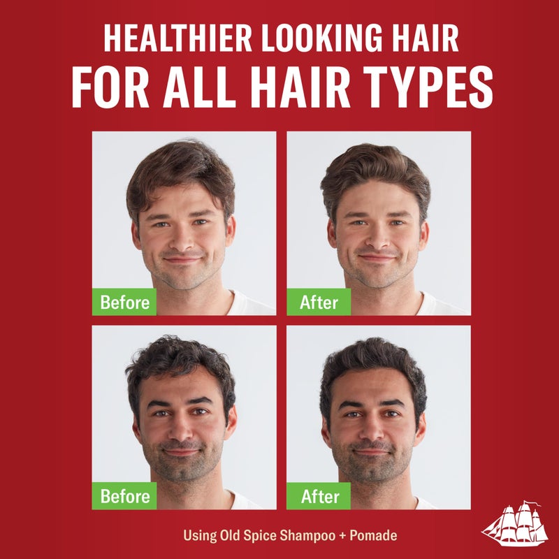 Old Spice Fiji 2-in-1 Shampoo and Conditioner Set for Men, Coconut & Tropical Wood Scent, Healthier, Fuller, More Moisturized Looking Hair, 21.9 Fl Oz Each, Twin Pack - Image 4