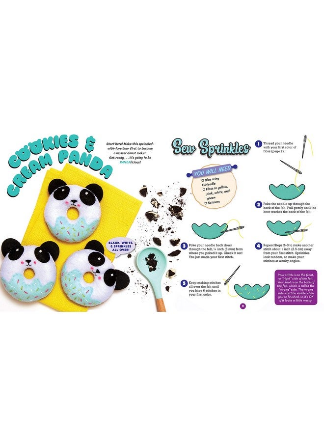 Klutz Sew Your Own Donut Animals Craft Kit - Image 4