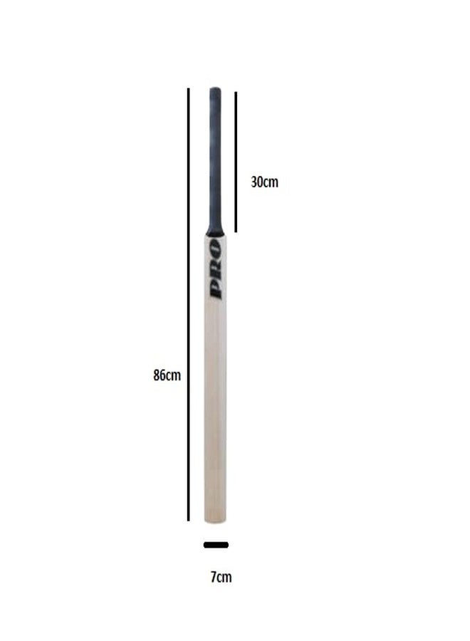 Protos Technique Bat || Kashmir Willow Bat || Batting Practice Bat || 86cm Short Handle || Men, Women || Fanatic Half Width || Middler bat for Training || Narrow Face Bat - Image 3
