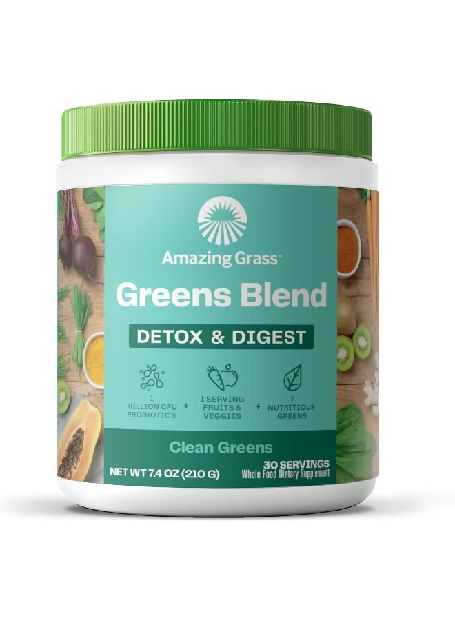 Amazing Grass Detox And Digest Powder, 240 grams - Image 1