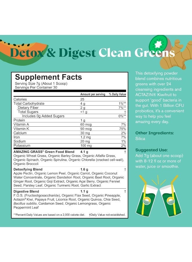 Amazing Grass Detox And Digest Powder, 240 grams - Image 4