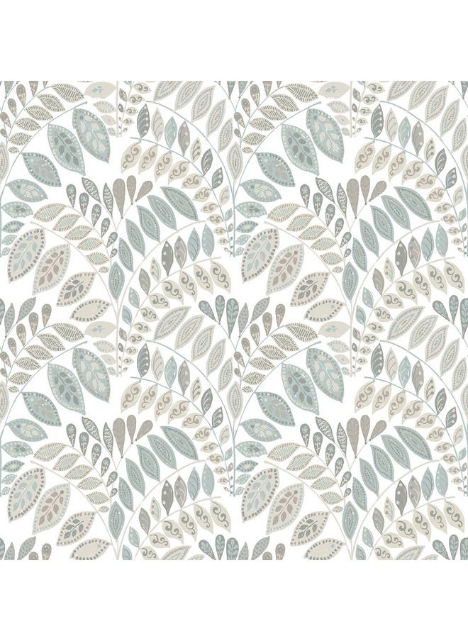 NuWallpaper - Nus3260 Gustavus Peel & Stick Wallpaper Blue - Image 1