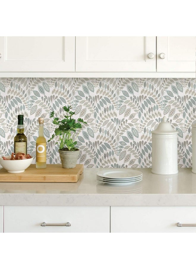 NuWallpaper - Nus3260 Gustavus Peel & Stick Wallpaper Blue - Image 1