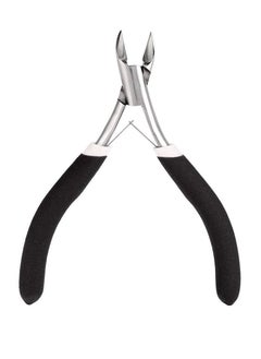 2 Pack Cuticle Trimmer, Dead Skin Remover Clipper, Non-Slip Professional Cuticle Nipper Stainless Steel Cutter, 1/2 Jaw (7 mm) Cuticle Cutter- Black