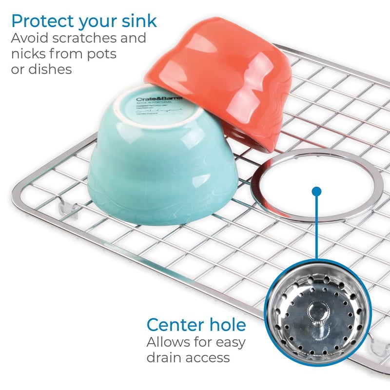 InterDesign iDesign Kitchen, Bathroom, Basement, Garage, The Gia Collection, 12.75" x 11", Polished - Image 3