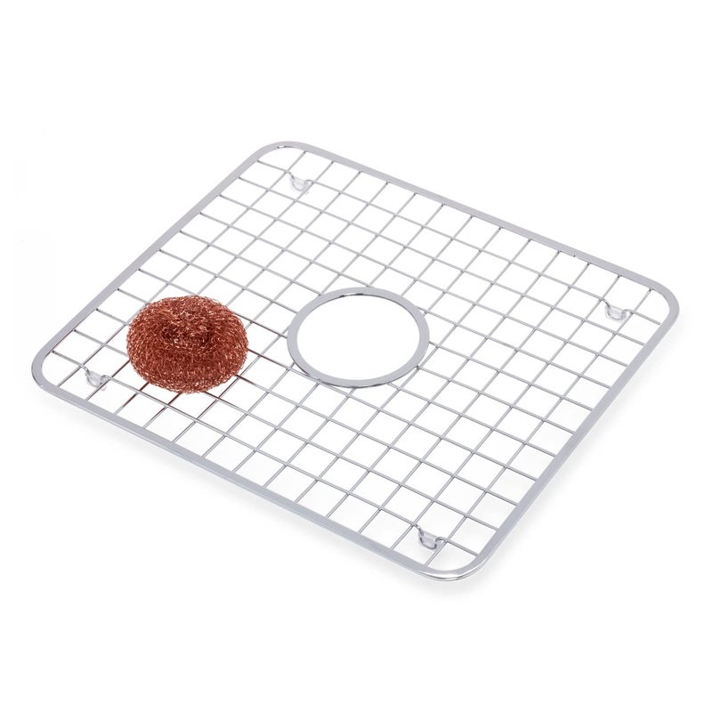 InterDesign iDesign Kitchen, Bathroom, Basement, Garage, The Gia Collection, 12.75" x 11", Polished - Image 1