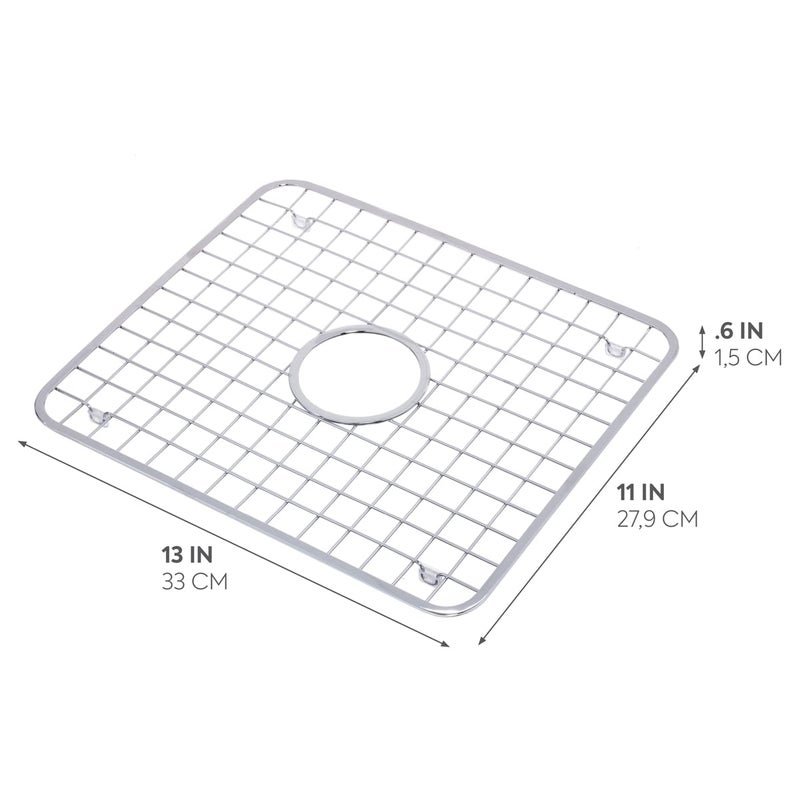 InterDesign iDesign Kitchen, Bathroom, Basement, Garage, The Gia Collection, 12.75" x 11", Polished - Image 2