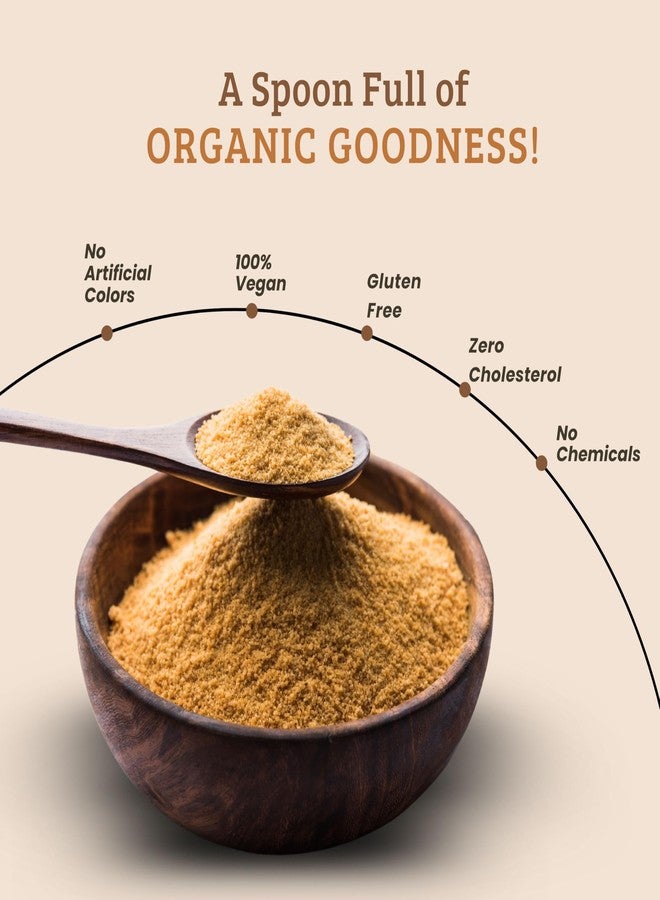 YOGSUTRA Natural Jaggery Powder (Desi Gud) | 100% Chemical Free & Sulfur Free | Healthy Sugar Substitute for Tea, Coffee & Baking | No Artificial Color & Vegan, [Weight 500g] - Image 4