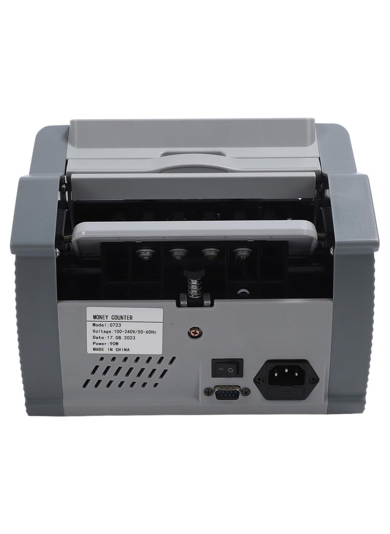 Generic - Money Counter Machine High Speed Bill Counter Banknote Bill Detector Cash Counting Machine With LCD Display RMB Dollar Euro Counterfeit Bill Detector For Store Mall - Image 1