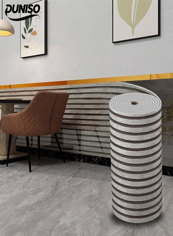DUNISO Self Adhesive Wallpaper，Indoor Moisture Proof Sound Insulation Wallboard，Thickened Wall Covering ，Trimmable,Oil And Dirt Prevention，Suitable For Walls, Background Walls, Ceilings, Columns, Indoor Use，60*300cm - Image 5