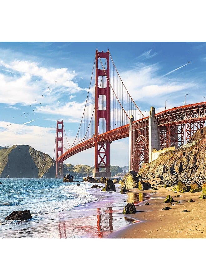 Trefl Trefl - Puzzle Golden Gate Bridge, San Francisco, USA - 1000 Pieces  - 10722  - Image 2
