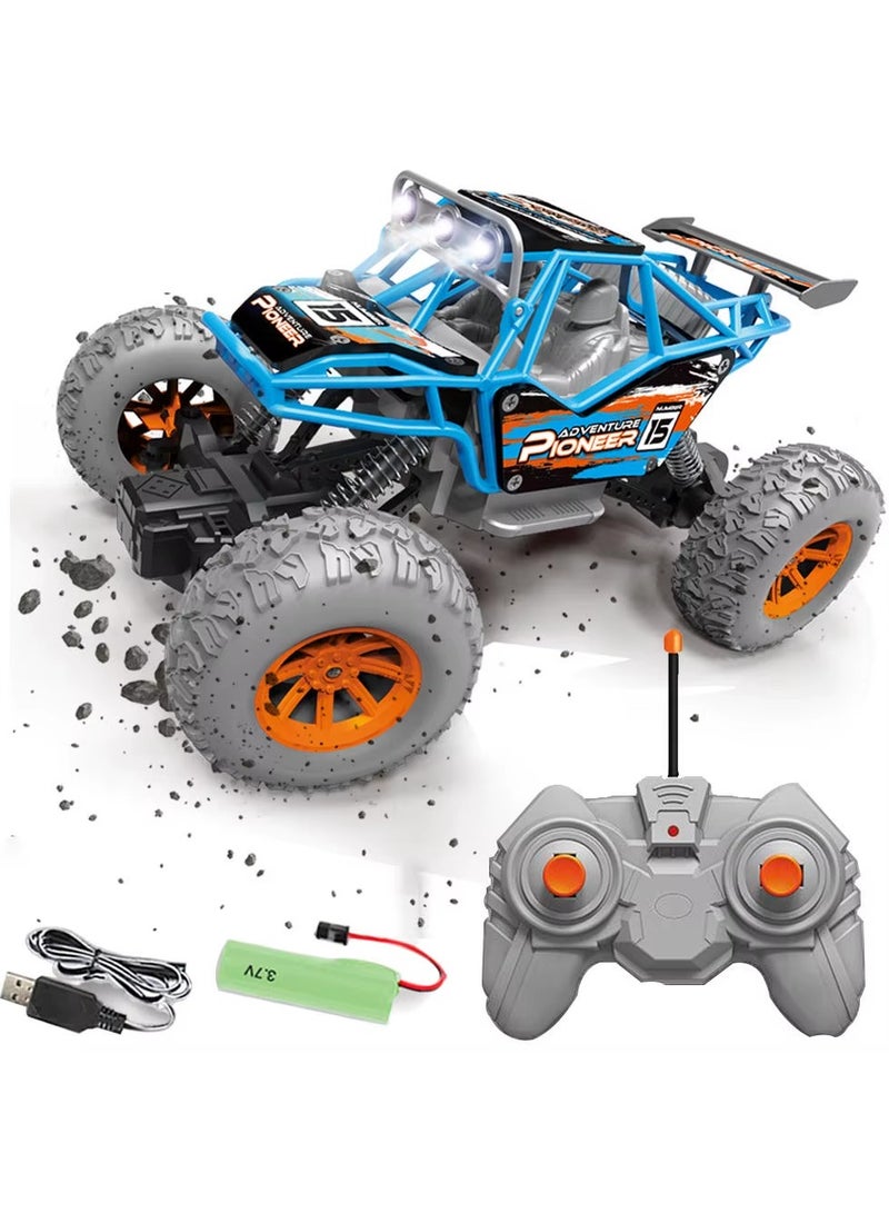 SMARTX 1:20 RC Car Toys, Off Road Remote Control children rock crawler Cars, All Terrains Electric Toy Rechargeable Offroad Climbing RC Racing Car Super Speed with Led Lights Best Gift for Kids - Image 1