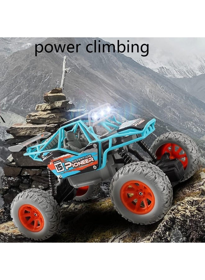 SMARTX 1:20 RC Car Toys, Off Road Remote Control children rock crawler Cars, All Terrains Electric Toy Rechargeable Offroad Climbing RC Racing Car Super Speed with Led Lights Best Gift for Kids - Image 2