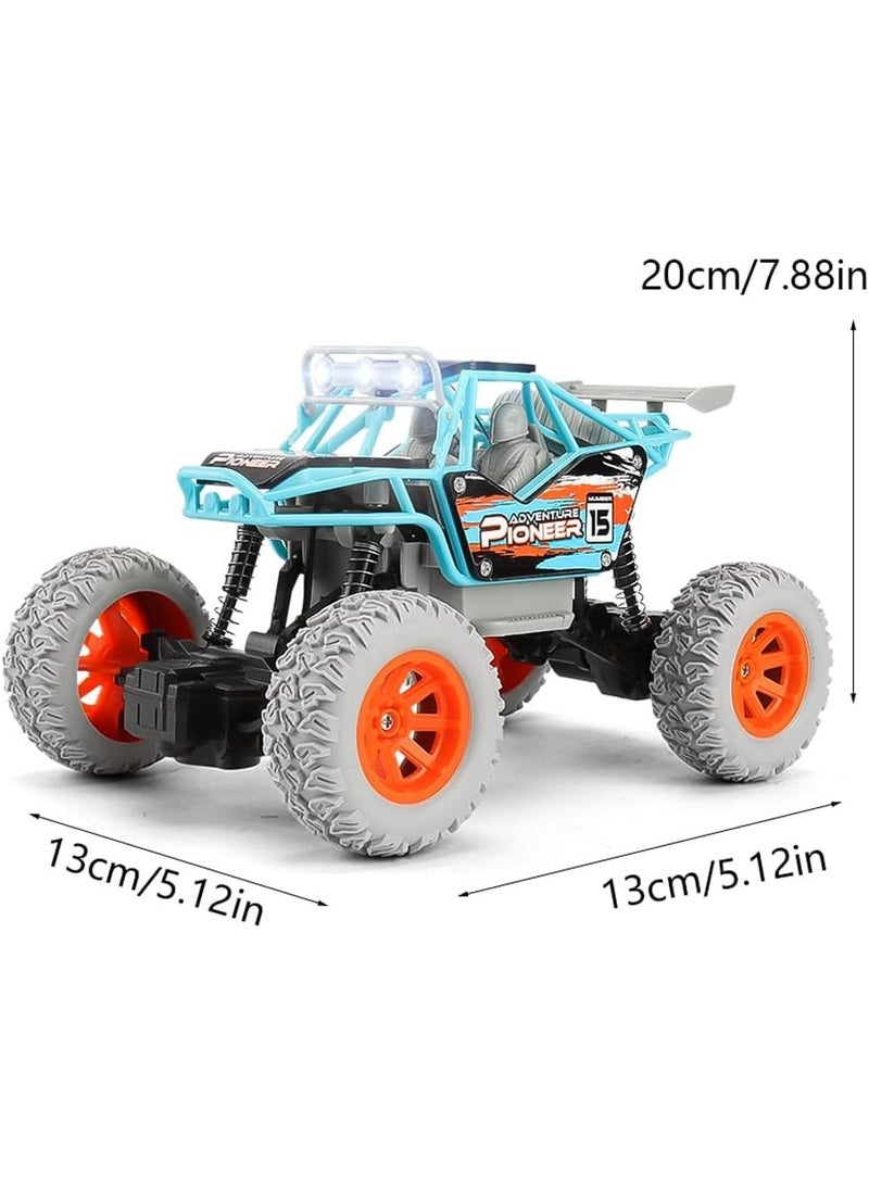 SMARTX 1:20 RC Car Toys, Off Road Remote Control children rock crawler Cars, All Terrains Electric Toy Rechargeable Offroad Climbing RC Racing Car Super Speed with Led Lights Best Gift for Kids - Image 4