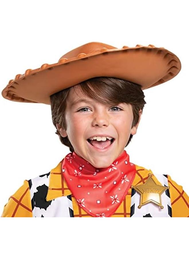 دسغايز زي وودي الكلاسيكي توي ستوري 4 للأطفال مقاس M 7 8 - Image 3