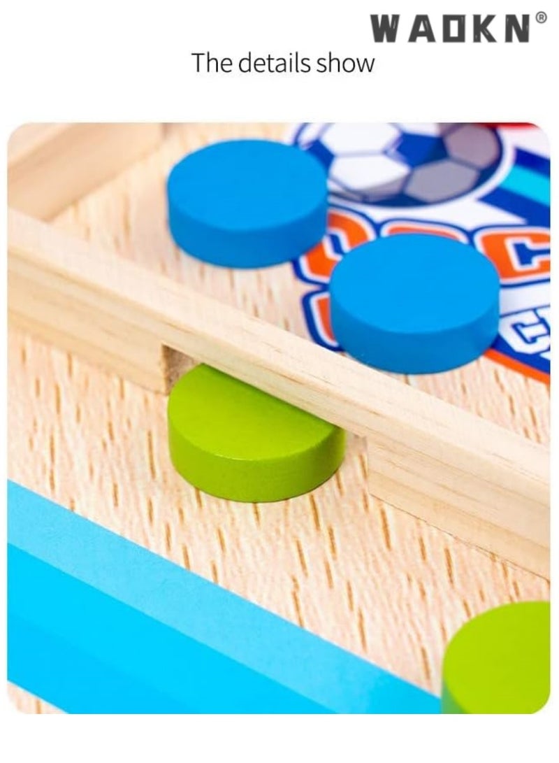 WAOKN Bouncing Chess Ludo Board Game, Table Desktop Battle 2 Sides 2 in 1, Slingshot Table Hockey Party Game, Fun Interactive Board Games Toys for Parent-Child, Enhance Bonding, Ideal Gift  - Image 3