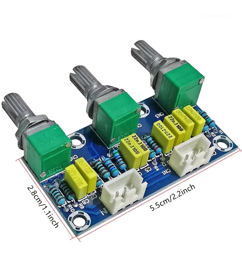 Unpowered Tone Board Type A Treble And Bass Adjustment Preamp Module Hifi Enthusiast Level Audio Amplifier Pre Stage Component With Significant Effect And About 10db Attenuation - Image 2