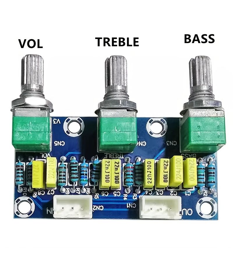 Unpowered Tone Board Type A Treble And Bass Adjustment Preamp Module Hifi Enthusiast Level Audio Amplifier Pre Stage Component With Significant Effect And About 10db Attenuation - Image 3