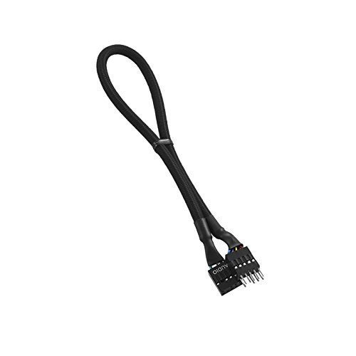 CableMod ModFlex Sleeved Audio Extension (Black, 30cm) - Image 5