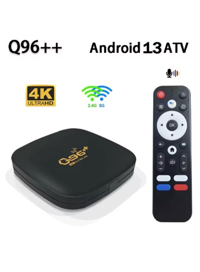 Q96++ Android TV Box & Game Console – 4K Ultra HD, Wi-Fi, Bluetooth, Quad-Core Processor, Media Streaming & Gaming Entertainment Hub - Image 4