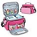 LoDrid Carrying Case Compatible with Tonie Box 21 Portable Bag with Shoulder Strap for Audio Player Starter Set Headphones Charging Station Storage Rose Red Bag OnlyPatent Design - Image 3
