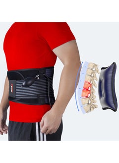 FEATOL Inflatable waist belt, pressure relief brace, back support belt back brace waist pressure relief belt for pain relief and injury prevention for men and women sciatica, spinal stenosis, scoliosis or herniated disc  - Image 1