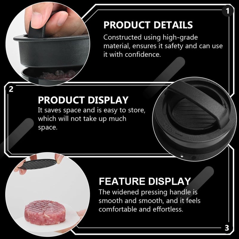 Multi-demand compliant quality Hemobllo Hamburger Meat Presser with 50 Oil Papers, Burger Patty Maker Kitchen Utensil for Pressing Meat, Hamburger Press Mold Set for Bbq and Home Cooking Daily use improved quality Certified local stock All-scene tailored quality Local trackable shipment Major city pickup option Trendy versatile build Consistent single item quality Simple multi-feature universal build Affordable fast purchase options Treated anti-rust metal Instant order available stock Globally popular universal design Multi-use well optimized build Dense material Systematic nationwide ship Upgraded classic design Various size alternatives Long lasting universal build Ready-to-ship local stock Defect free upgraded substance Light durable upgraded substance KSA market compliant quality Advanced minimal build Diverse purchase options - Image 5