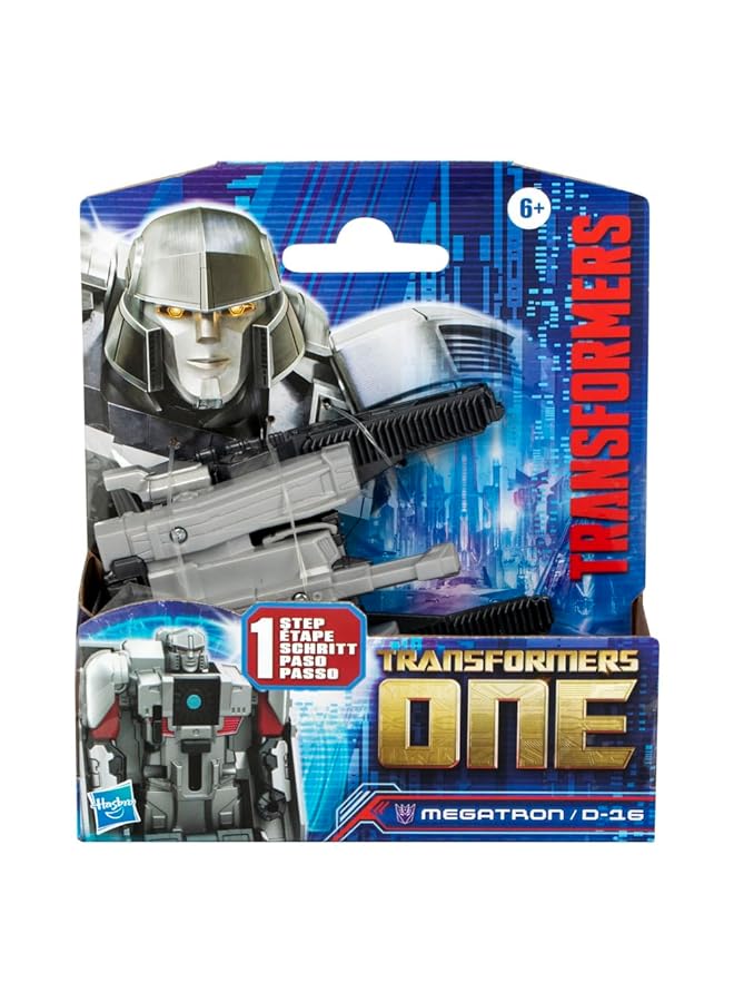 TRANSFORMERS : One Cog Changer Megatron (D 16) 4 Inch Robot Action Figure Interactive Toys For Boys And Girls Ages 6 And Up - Image 3