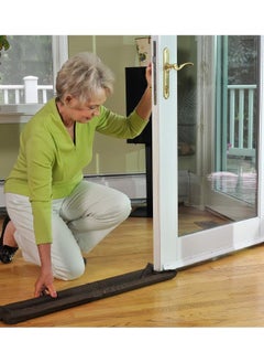 Twin Draft Guard Twin Door Draft Stopper, Under Door Bottom Seal Strip Noise Blocker for Door Insulation and Soundproofing Adjustable Suitable for Interior Doors  - Image 4