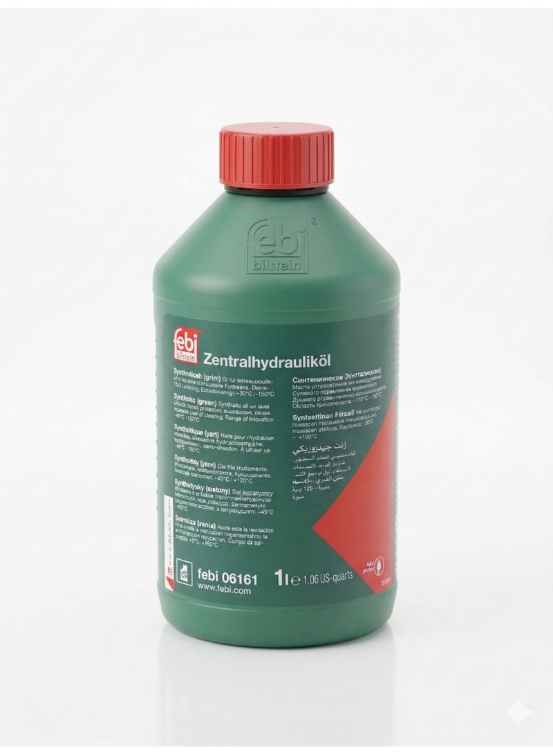 febi bilstein 06161 Central Hydraulic Fluid (Green) - 1 Liter