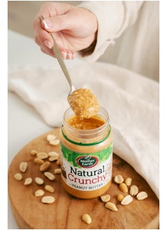 Mother Earth Mother Earth Natural Crunchy Peanut Butter, No Added Sugar, 380 gms  - Image 5