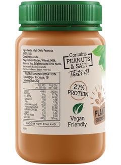 Mother Earth Mother Earth Natural Crunchy Peanut Butter, No Added Sugar, 380 gms  - Image 2