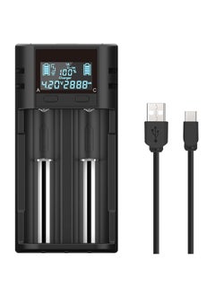 SYOSI 21750 21700 Battery Charger, LCD Intelligent 18650 Battery Charger Smart Charger Intelligent Battery Charger High-Speed Charger for 20700 22700 26650 26700 16340 (RCR123) 17500 17650 17670 18500  - Image 1