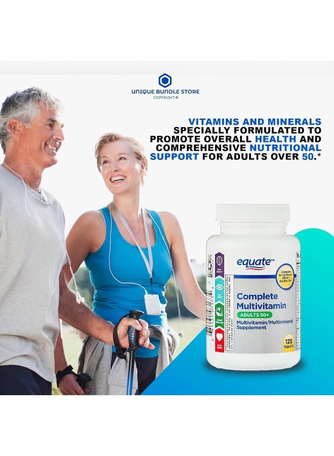 Create and Bundle Complete Multivitamin for Adults 50+ - 125 Tablets - Image 4
