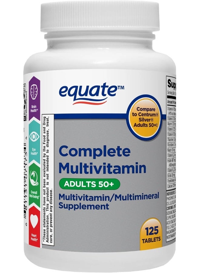 Create and Bundle Complete Multivitamin for Adults 50+ - 125 Tablets - Image 2