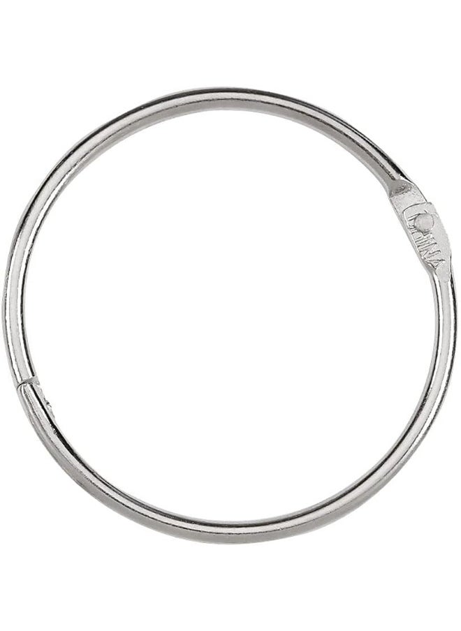 ACCO ACCO Loose Leaf Binder Rings, 2", Silver, 50 Rings/Box (72205)  - Image 1
