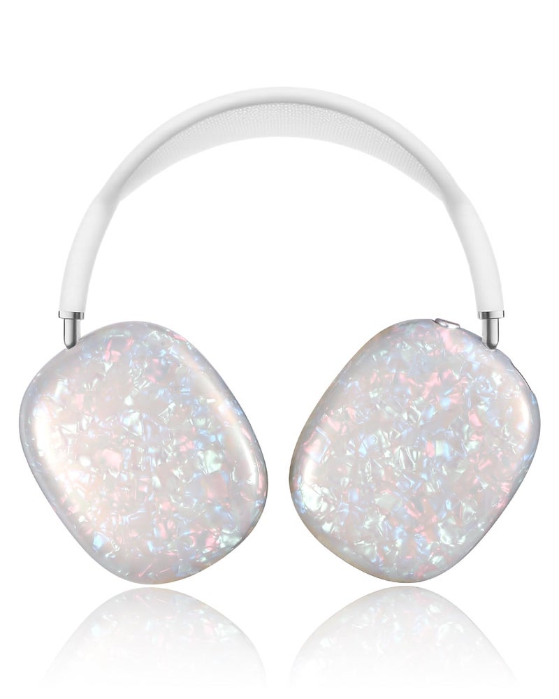 Joyleop for Airpods Max Case - Stylish Durable Hard for AirPods Max Covers, Pearlescent Mica Protective Headphones Case with Unique Design, Pretty Essential Accessories for Headphones - Image 1