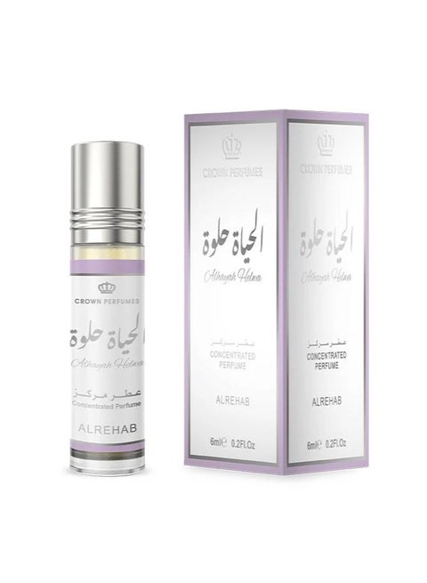 الحيا حلوه زيت عطري مركز من الرحاب - 6 مل