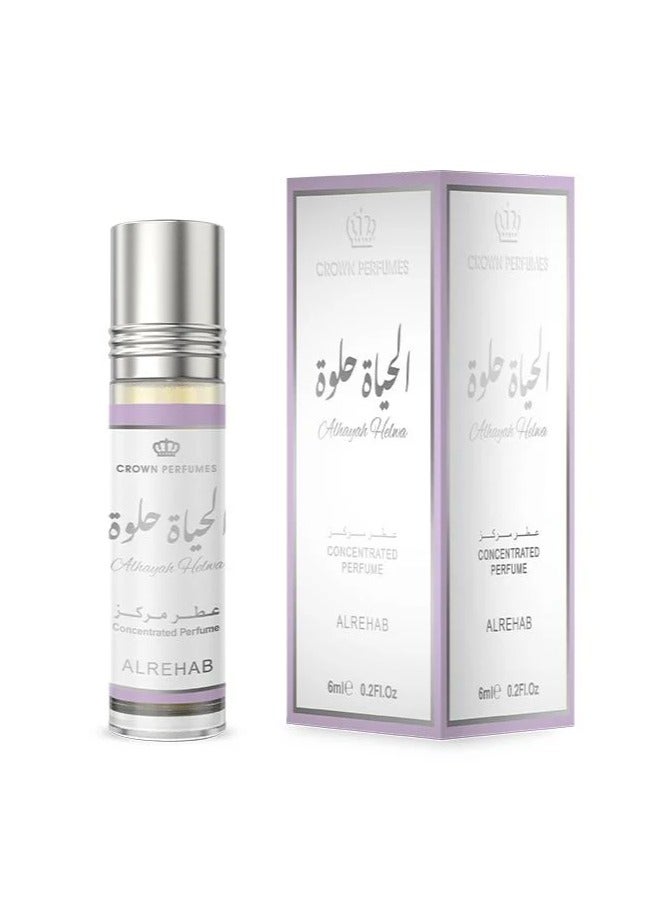 الرحاب الحيا حلوه زيت عطري مركز من الرحاب - 6 مل - Image 1