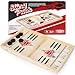 Toidgy Large Fast Classic Slingshot Puck Game Wooden Air Hockey Board Games for Family Night Table Games for Adults and Kids 2 Player Game for Ages 6 and Up Test Your Speed and Accuracy - Image 3