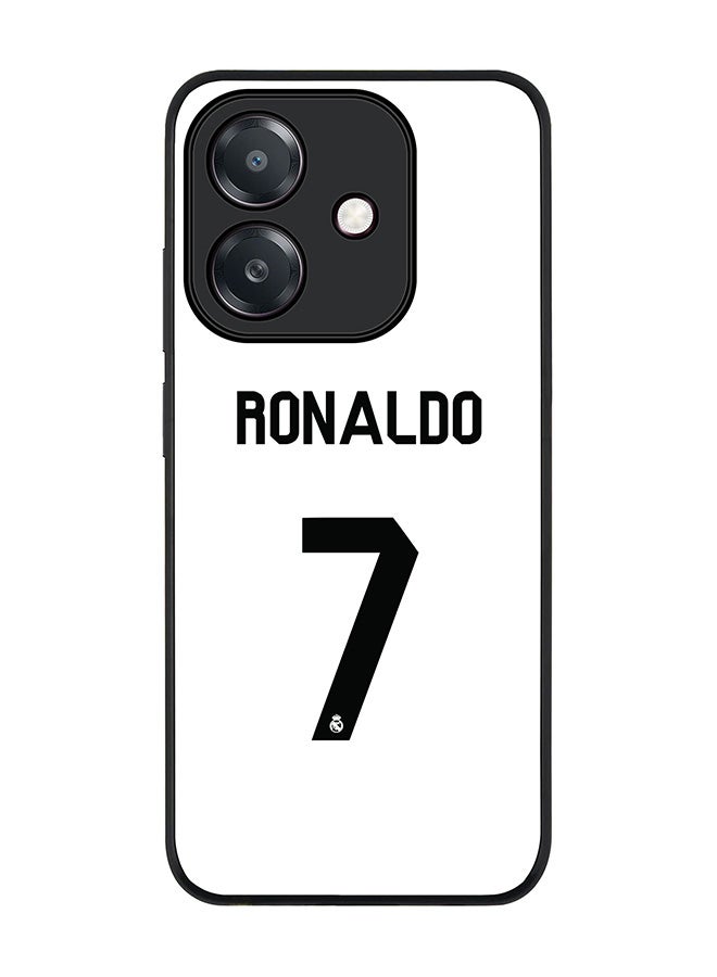 Stylizedd For Oppo A3x 4G / A3 4G Case,Slim fit Camera Protection, Shockproof Thin Phone cover - Ronaldo Real Jersey - Image 1